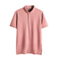 Men's   Shirt Quality Assurance Loose Short Sleeve T-Shirt Summer Hem Split Half Sleeve Lapel T-Shirt Clothes Men