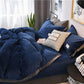 Winter Four-piece Set Double-sided Velvet Thick Short Plush Bed Linen Quilt Cover Coral Velvet 4-piece Set