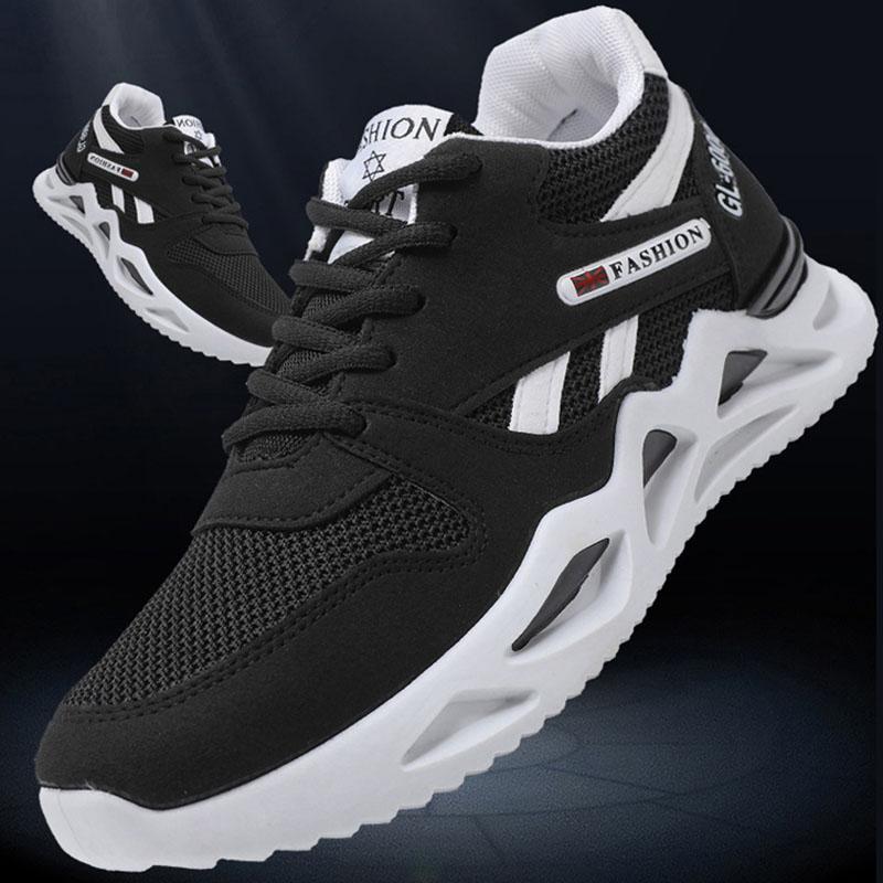 Sports Shoes Fashion Korean Spring and Summer Trendy Shoes Men's Casual Shoes Elastic Shoes Non-slip Shoes