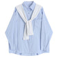 Solid Color Versatile Bottoming Shirt Schoolgirls Spring Korean Style Loose Lazy Wind Shirt Super Delivery Shawl