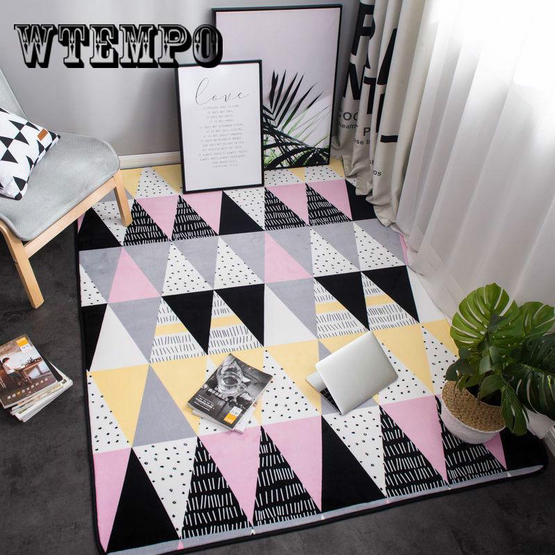 Nordic minimalist  Carpets for Living room rug Modern European coffee table mat Rugs Bedroom