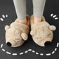 Autumn and Winter Indoor Cotton Slippers Bag and Non-slip Flat Shoes Essential for Home Leisure and Entertainment