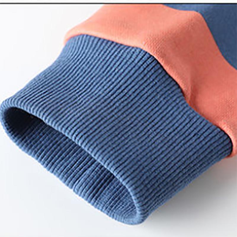 Sweater Men's Autumn Korean Striped Long-sleeved Sweater with A Bottoming Loose and Comfortable Sweatshirt