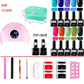 Nail Set 36W UV LED Lamp nail Dryer Nail Gel Polish Kit Manicure Set Nail Art Tools kit