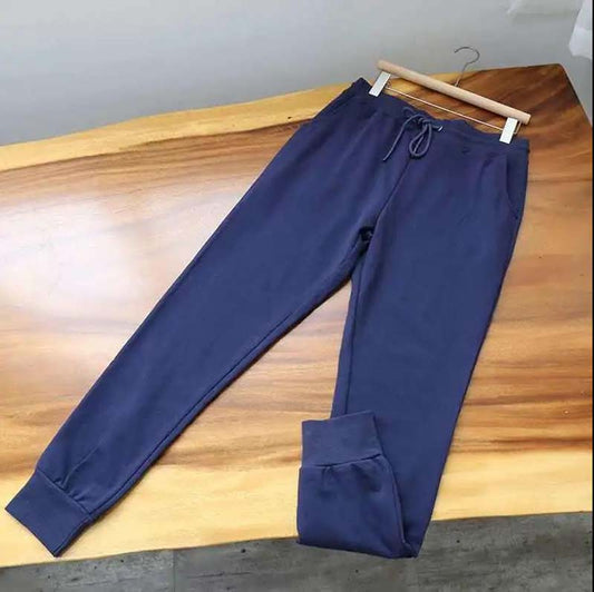 100% Cotton Sports Casual Trousers Men's Elastic Waist Loose Large Size Sports Pants