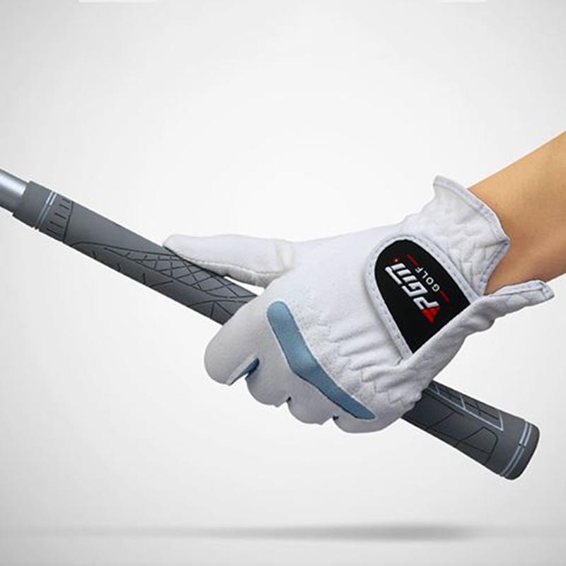 One Pair of Ladies Golf Gloves Microsoft Fiber Breathable Non-slip Left and Right Hand Sports Gloves Women