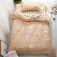 Bed Flat Sheet 100% Cotton Bedding Set Duvet Cover Pillowcase Quilt Cover Bedclothes