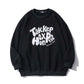 New Spring Round Neck Sweater Men and Women Retro Wild Casual Couple Long-sleeved Shirt