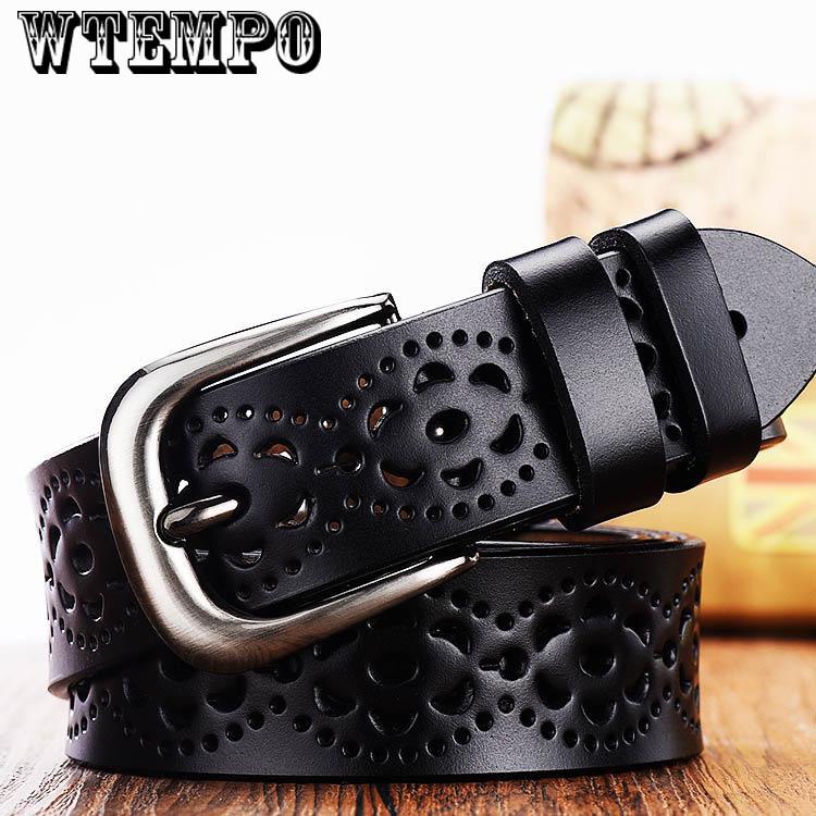 High Quality Luxury Women belt leather female waist strap top pin buckle belts waistband