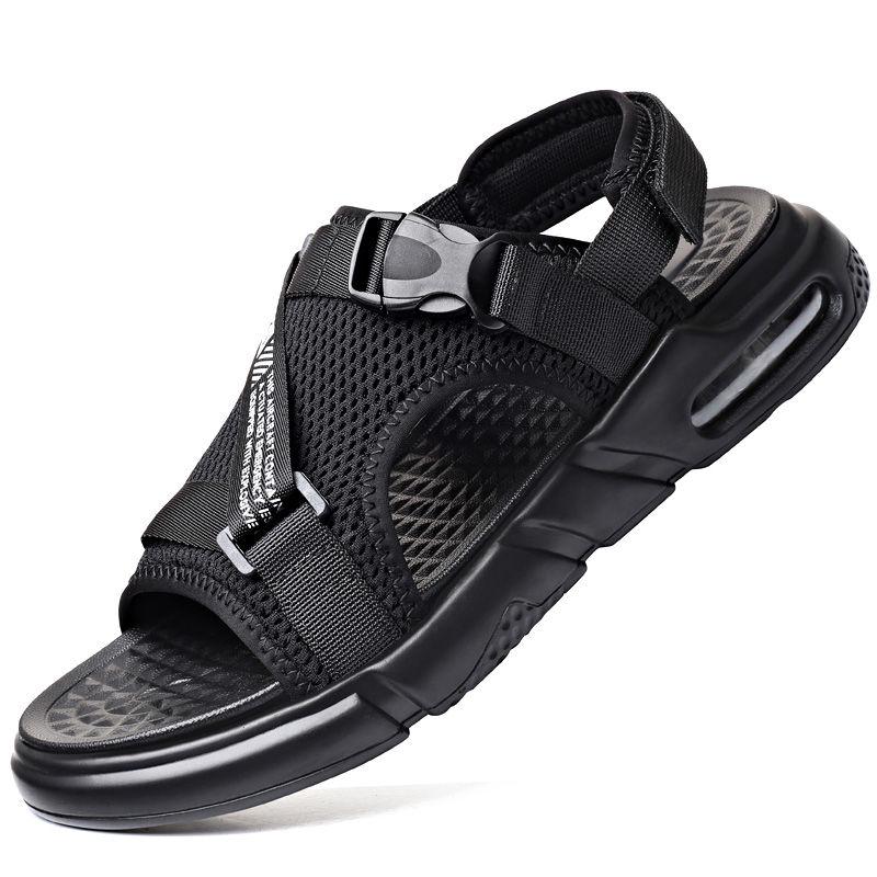 Increased Air Cushion Summer Sandals Men's Trend Increased Sports Leisure Breathable Beach Shoes