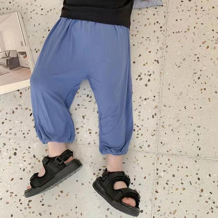 Children's Pants Summer Girls Anti Mosquito Pants Boys and Girls Air-conditioned Pants Leggings Casual Pants Children's Knickerbockers