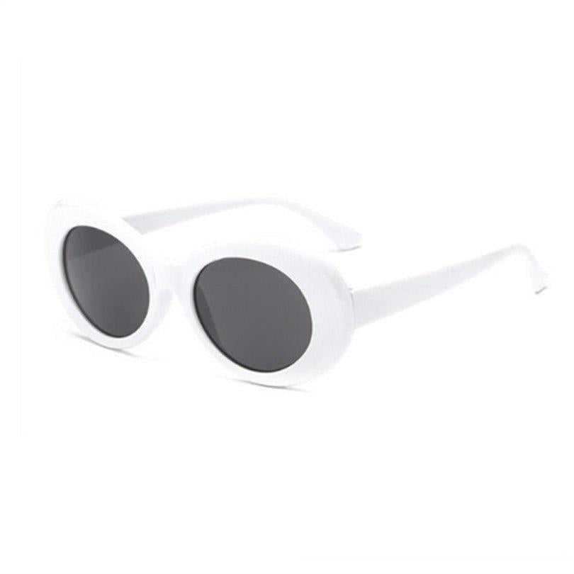 Clout Goggles NIRVANA Kurt Cobain Round Sunglasses Men Women Brand Designer Mirrored Glasses Male Fe