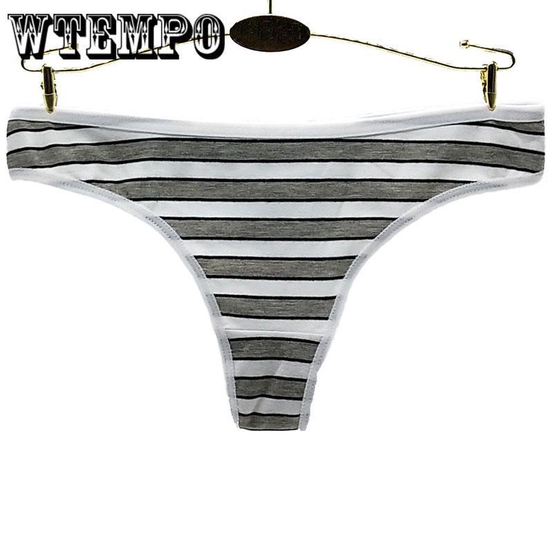 6 Pcs/Lot Sale Women's Underwear pure Cotton Women Striped Panties