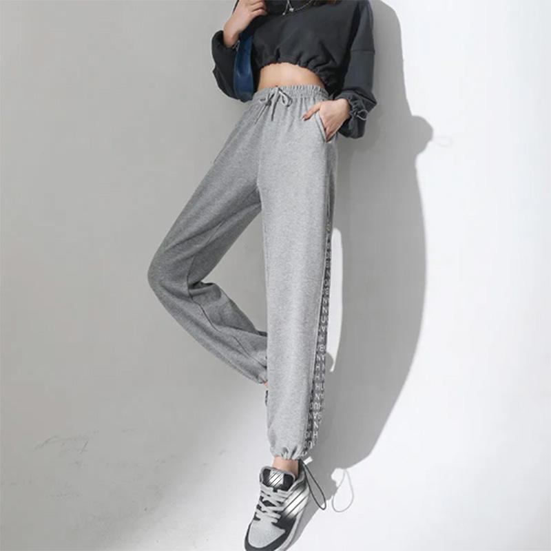 Women's Trousers Spring and Autumn Sports Sweatpants Large Size High Waist Bloomers Home Casual Slim Leggings