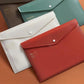 Four-color Mixed Document Bag A4 Snap Button Bag for Students with Test Paper Data Stationery Bag