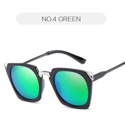 Cat Eye Sunglasses Women Fashion Retro Rectangle Sun Glasses Female Brand Design Black Pink Glasses