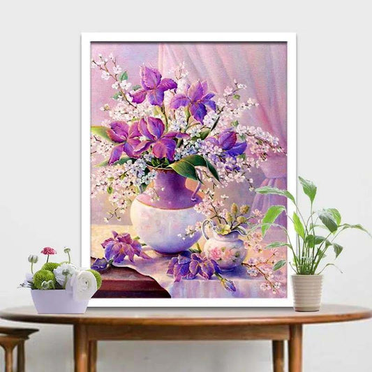 Diamond Painting Small Full Diamond Cross Stitch Living Room Bedroom Magnolia