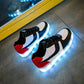 Men and Women Rechargeable Colorful Luminous Shoes Casual Sports Shoes Couples  Waterproof Fluorescent Luminous Shoes Unisex Footwear