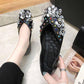 Plus Size 35-40 Summer Women Outdoor Shallow Mouth Flat Bohemian Beach Wear-resistant Non-slip Office Lady Lace PU Leather Shoes
