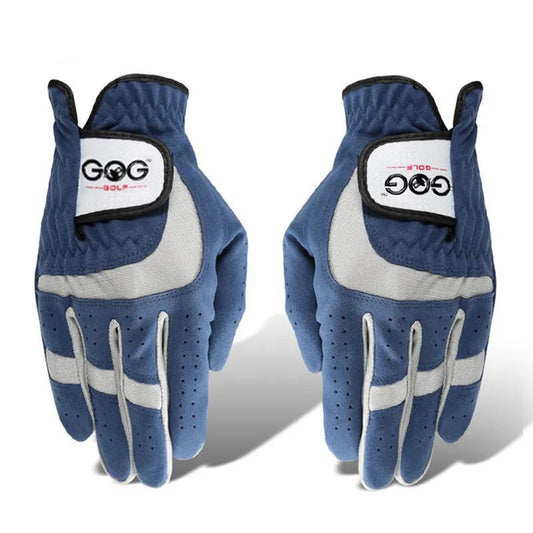 Golf Gloves Non-slip Breathable Particles Microfiber Cloth Fabric Left and Right Hand Sports Gloves