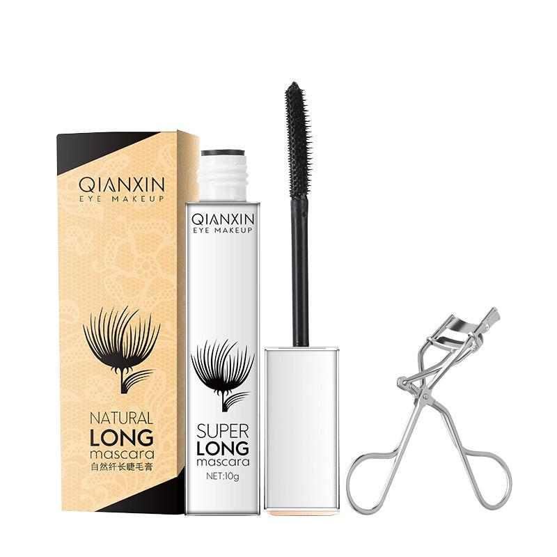 Non-smoothing eyeliner set lasting anti-sweat curl super long mascara waterproof elastic