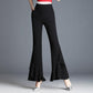 WTEMPO Summer Women Casual Ladies Flare Long Pants  Bell Bottoms Large Size M-XXXL Trousers