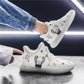 Korean Couple Breathable Running Shoes Summer Fly Woven Breathable Casual Sneakers Trend Canvas Coconut Shoes