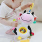 Creative Beads Plush Doll Pendant Baby Teether Ring Rattle Car Pendant