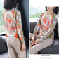 Autumn  Winter Ethnic Style Printed Sweater Women Short O-neck Pullover Loose Plus Size Wool Sweater Ladies Knit Jumper Top