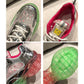 Summer Women Sneakers Fashion Comfortable Casual Dad Shoes Sequins Girl Graffiti Breathable Platform Shoes Woman Sandals