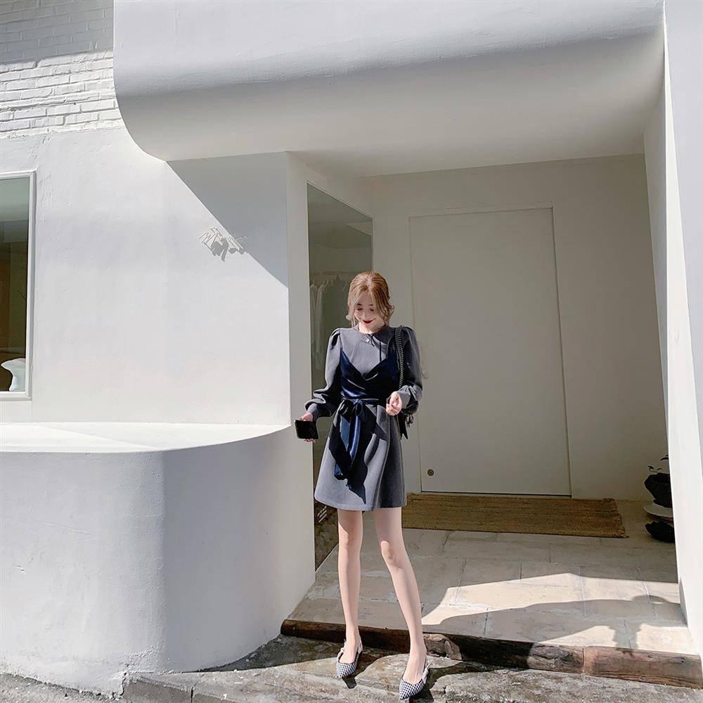 Fashion Women Casual T shirt Dress Elegant long sleeve Party Club Dress Clothing Streetwear