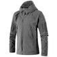 Outdoor Tactical Spring and Autumn Warm Cardigan Men's and Women's Fleece Fleece Thicken Jacket Polar Fleece Jacket