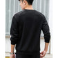 Men's Spring and Autumn Cotton Shirt Pullover Round Neck Long-sleeved Loose Casual Printing Sportswear Male Loose Red Black Tracksuit Sport Costume