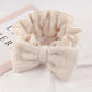 Big Butterfly Face Wash Hairband Knot Lamb Hair Female Student Cute Girl Heart Hairband