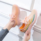 Women's Coconut Shoes Breathable Single Mesh Shoes Non-slip Soft Sole Walking Shoes Casual Sports Shoes