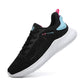 Women Running Shoes Breathable Mesh Lace Up Flat Sneakers Black Sport Woman Designer Shoes for Girls