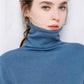 Turtleneck Slim Bottoming Sweater Long Sleeved Autumn Winter Solid Color Sweater Women