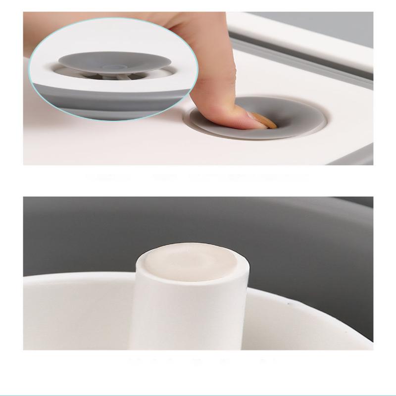 Folding Cutting Board Multifunctional Draining Cutting Board Chopping Board Wash Basin Outdoor Vegetable Pot Anti-mold