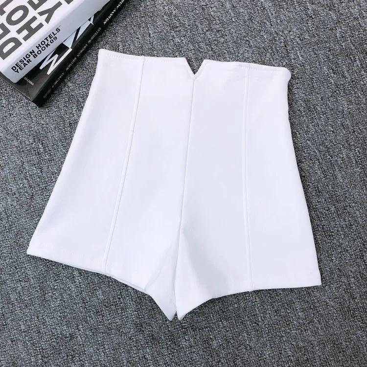 Elastic A-line Wide-leg Shorts Women's Outer Wear High-waist Casual Pants Ladies Summer Slim Fit Sexy Tights Suit Short Pants