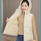 Autumn and Winter Models of Down Cotton Vest Women Plus Velvet Korean Version of Thick Warmth and Slim All-match Outer Wear Vest