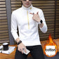 Autumn and winter warm slim body shirt long-sleeved T-shirt men fashion wild sweater men