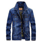 Mens Denim Jacket Autumn Fashion Men's Jeans Jackets Coats Winter Men Plush Thicken Warm Jacket