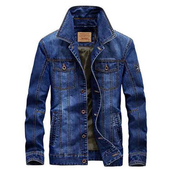 Mens Denim Jacket Autumn Fashion Men's Jeans Jackets Coats Winter Men Plush Thicken Warm Jacket