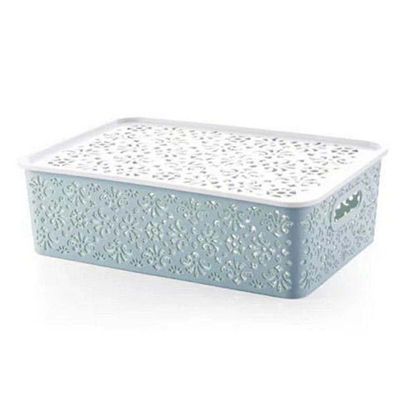 Openwork Storage Basket Cosmetic Clothing Snack Desktop Storage Box