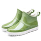 Slip on Rain Boots Men PVC Waterproof Ankle Boots Work Shoes for Boy Male Fashion Non-slip Water Shoes Anti Skid 36-44