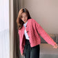 Autumn and Winter Retro Top Fashion Cardigan Casual Sweater Short Knit Young Women's Jacket
