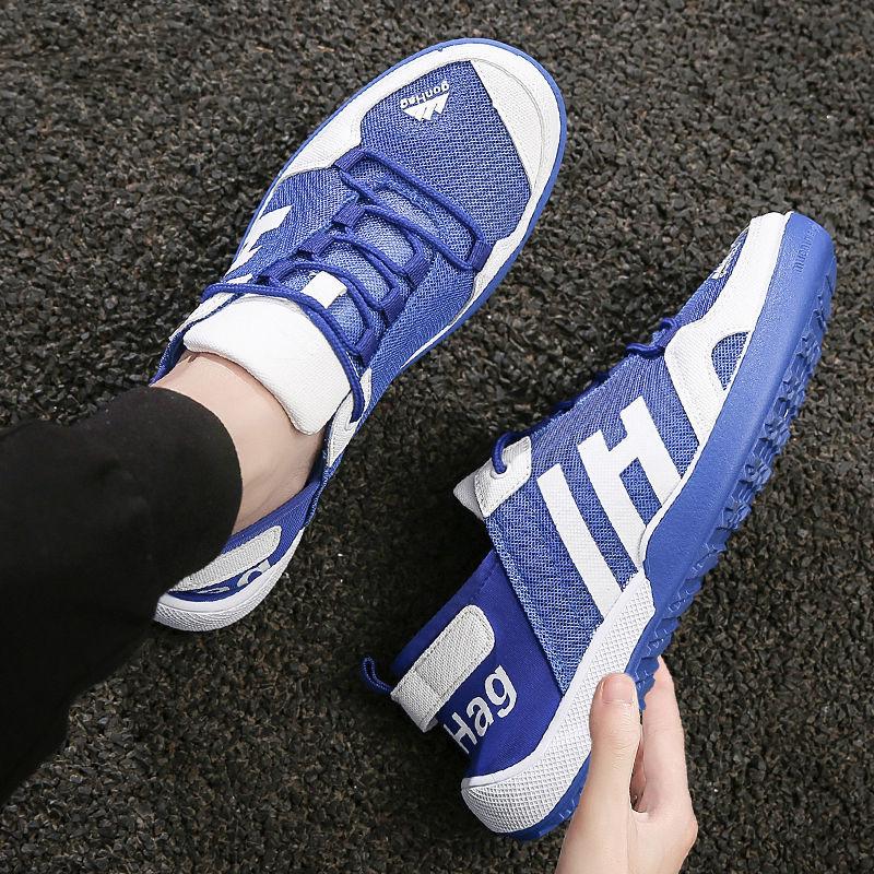 Lightweight Casual Shoes Men Weave Quality Sneakers Men Breathable Tenis Lace Up Men Shoes Outdoor Walking Footwear