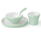 Chinese Style Restaurant Hotel Melamine Two-color Set of Four-piece Creative Anti-fall Imitation Porcelain Tableware