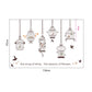 [sticker ]Modern Creative Bird Cage Wall Stickers Home Decor Living Room Window Sofa Tv Background