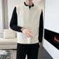 New Sweater Autumn Korean Trend Versatile V-neck Sleeveless Vest Men's Spring and Winter Wear Vest Vest Knit Sweater